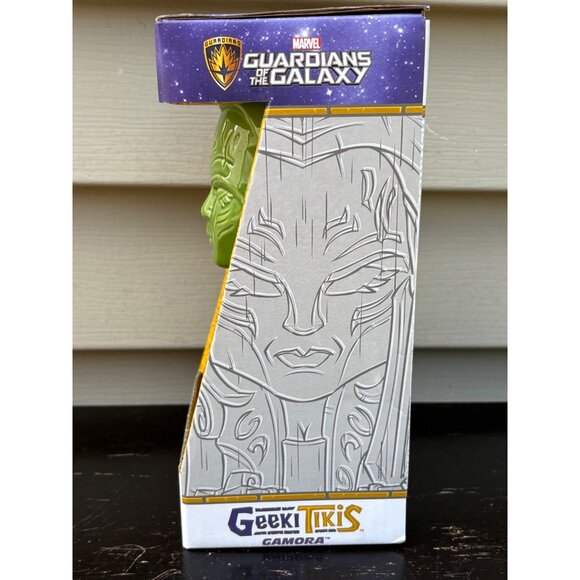 Marvel Guardians Of The Galaxy Geeki Tikis Gamora Ceramic Tiki Mug Green NIB - Picture 2 of 6